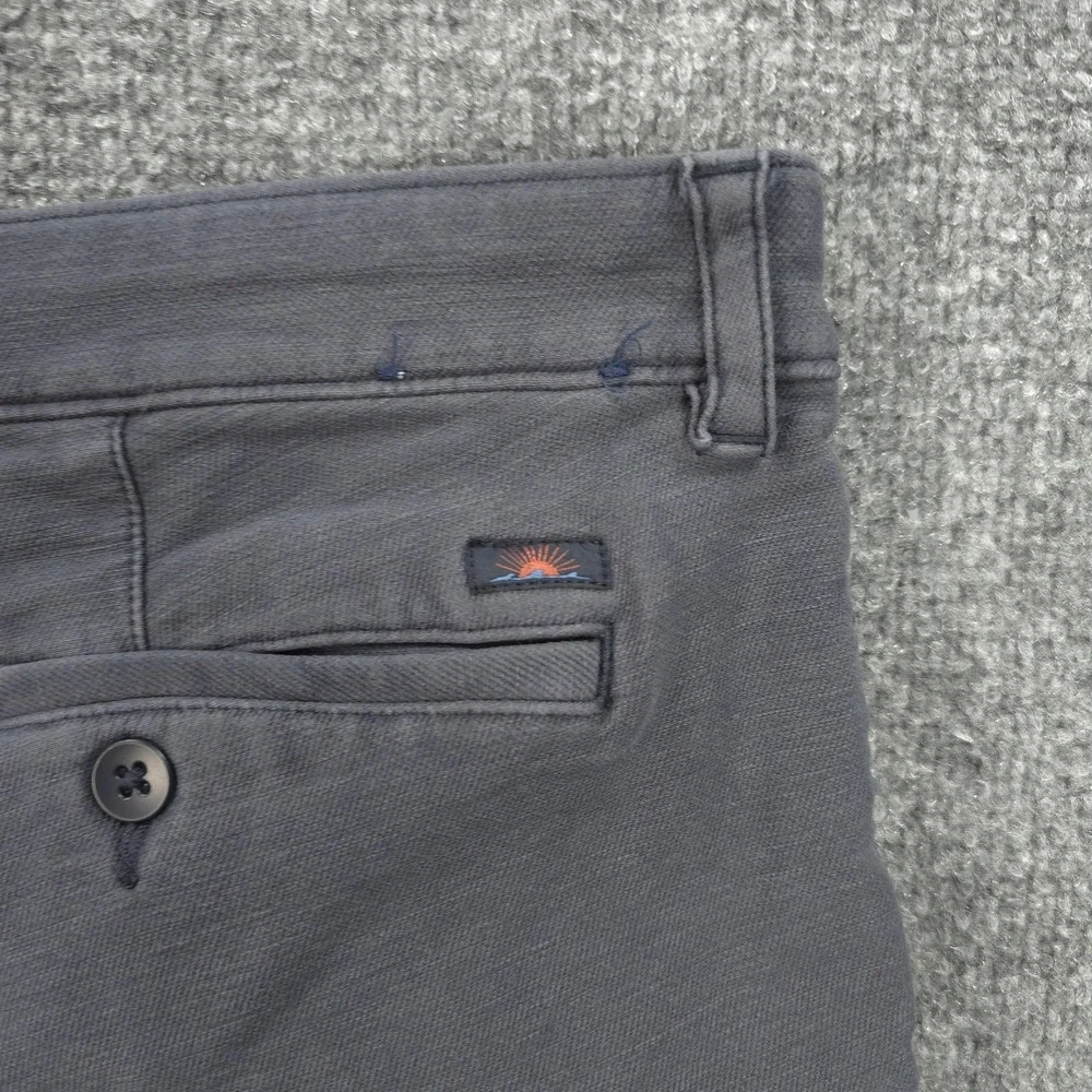 Faherty Shorts Mens 42 Blue Stretch Terry Chino Casual Summer Travel Comfort